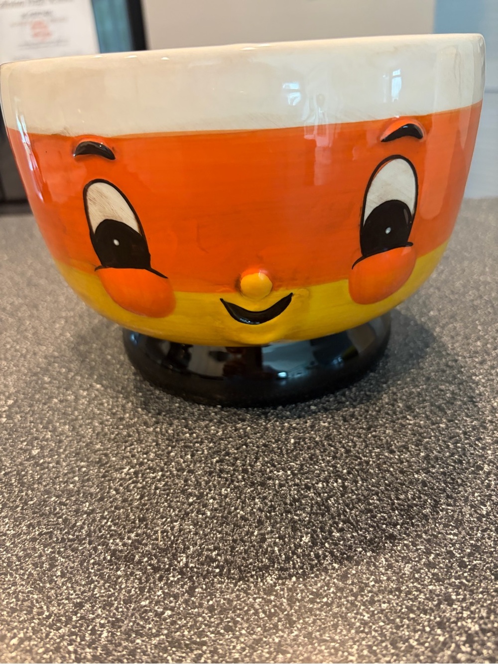 Johanna Parker Candy Corn Large Decorative Bowl